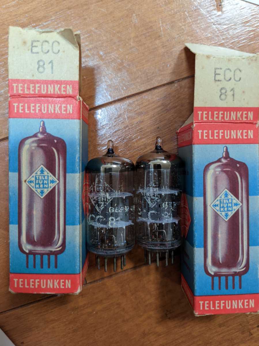 超激得，本物保証 TELEFUNKEN ECC81 ダイヤマーク入り 2本(真空管)｜売買されたオークション情報、yahooの商品情報をアーカイブ公開 - オークファン 真空管