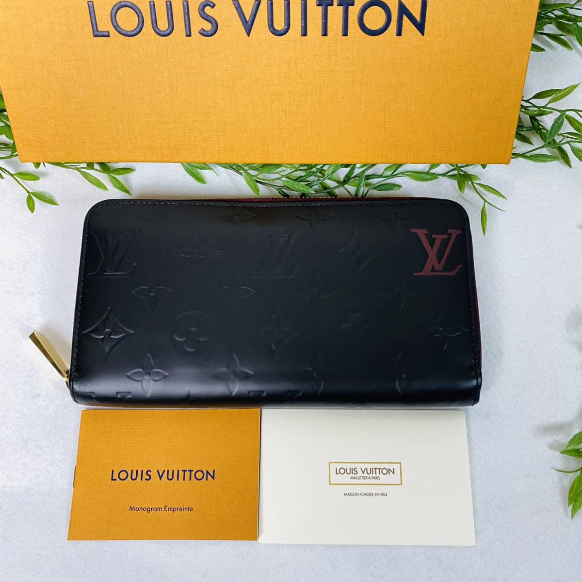 【極美品】1円 LOUISVUITTON ブラック×ボルドー ジッピーウォレット 男女 ヴェルニ ラウンドファスナー長財布ルイヴィトン 黒 4K34 ルイヴィトン LOUIS VUITTON 美品ルイヴィトン FE4526 □美品□