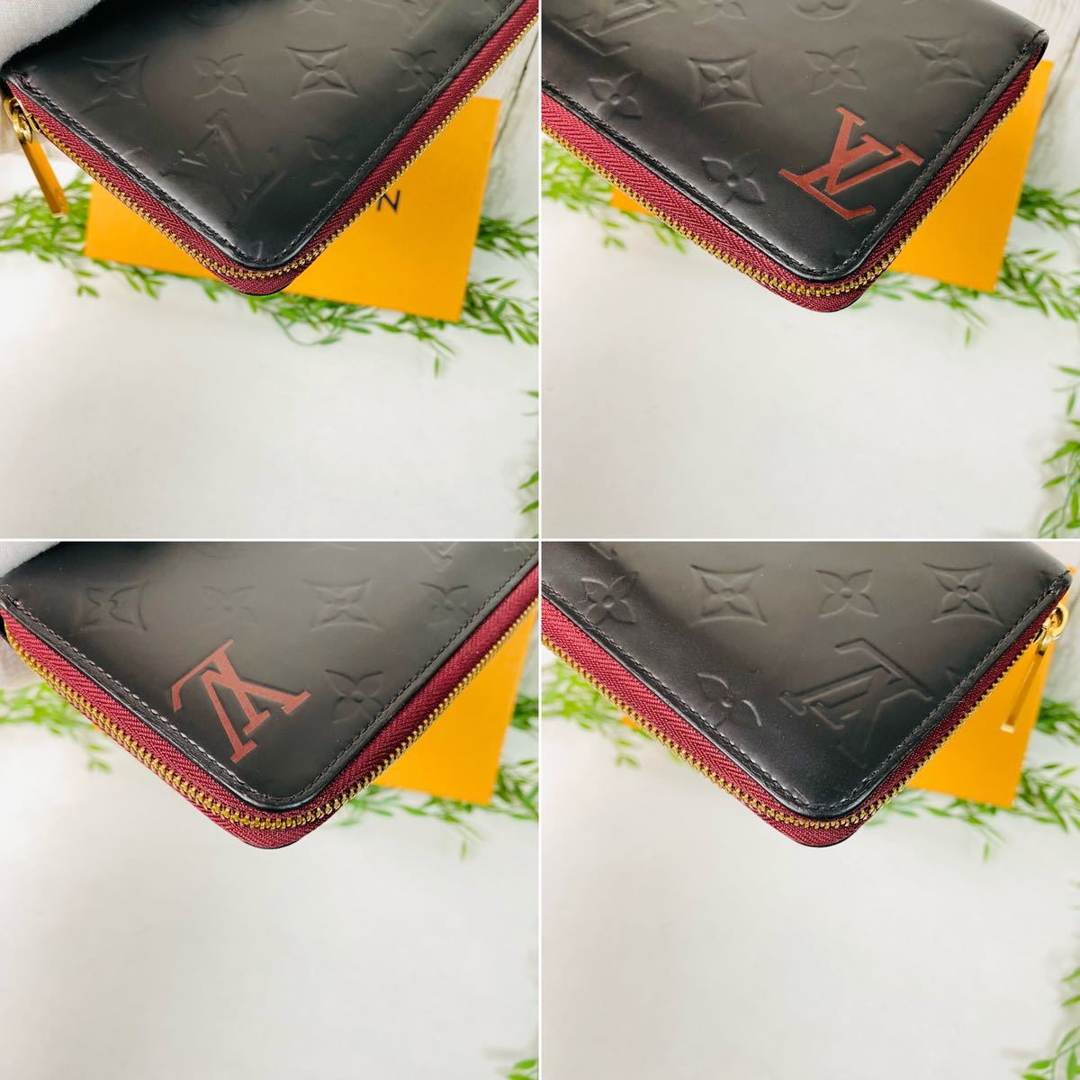 【極美品】1円 LOUISVUITTON ブラック×ボルドー ジッピーウォレット 男女 ヴェルニ ラウンドファスナー長財布ルイヴィトン 黒 4K34 ルイヴィトン LOUIS VUITTON 美品ルイヴィトン FE4526 □美品□