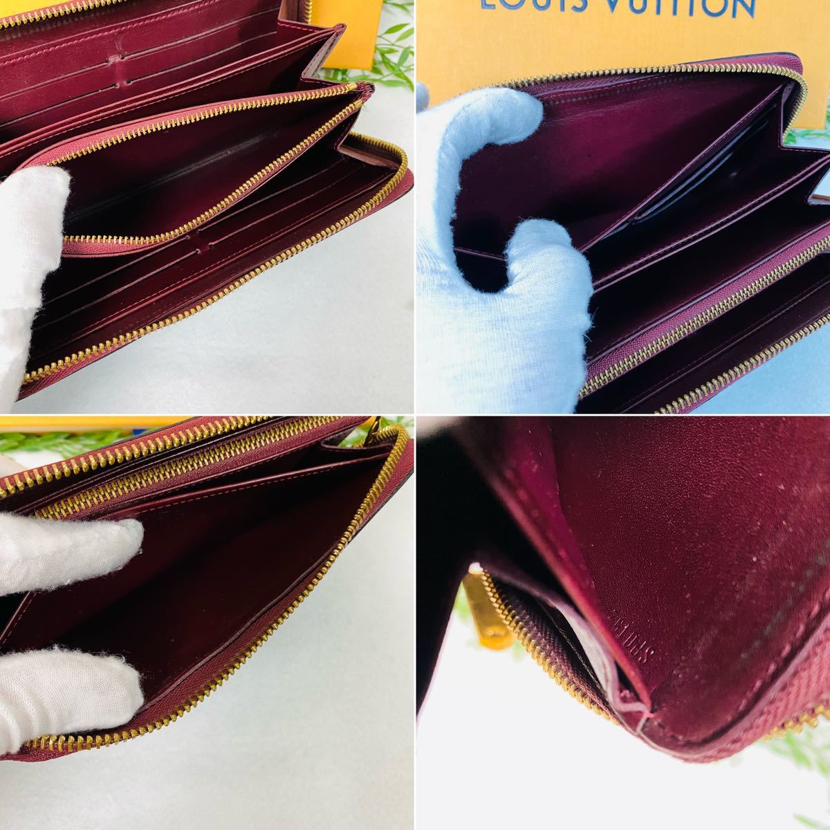 【極美品】1円 LOUISVUITTON ブラック×ボルドー ジッピーウォレット 男女 ヴェルニ ラウンドファスナー長財布ルイヴィトン 黒 4K34 ルイヴィトン LOUIS VUITTON 美品ルイヴィトン FE4526 □美品□
