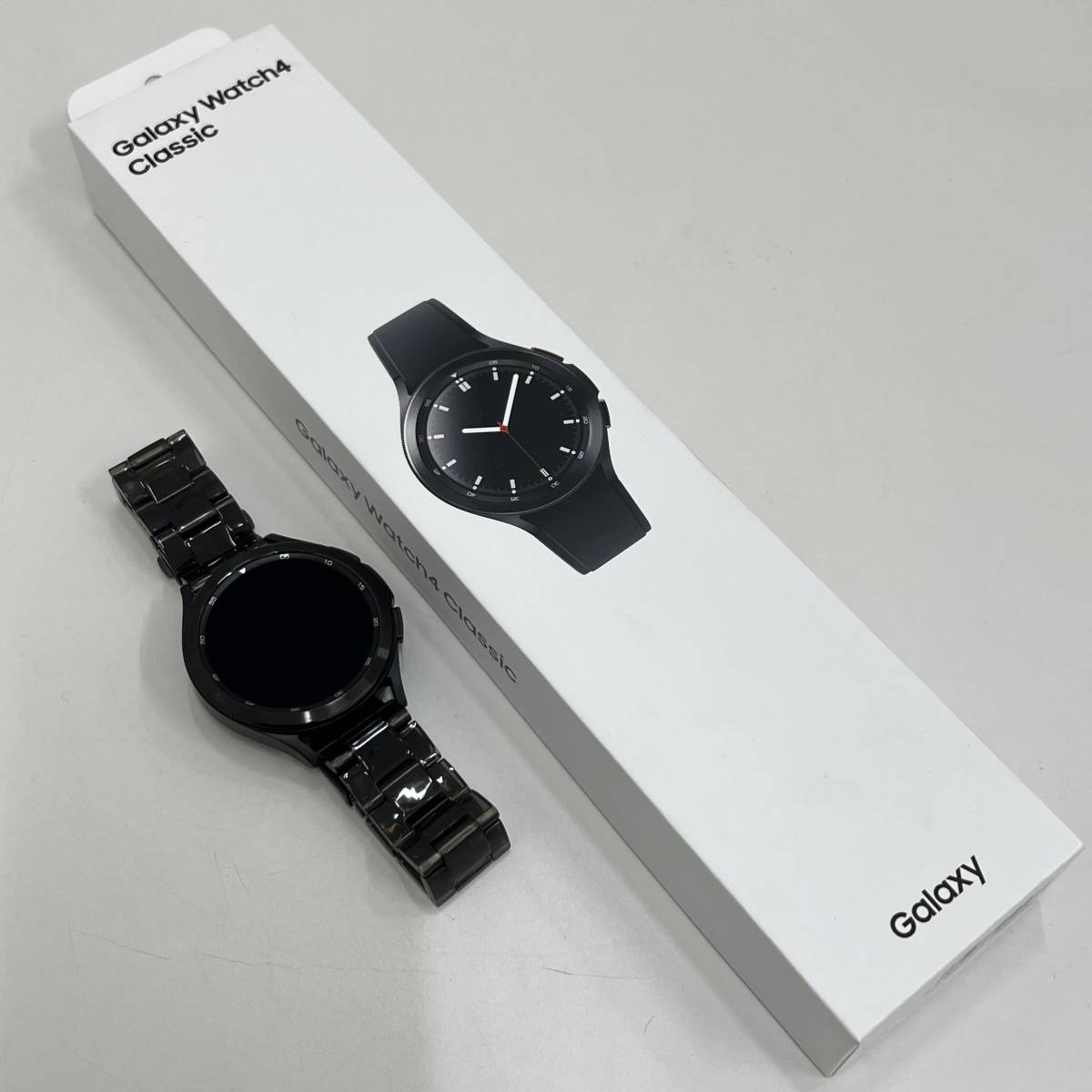 #4711 SAMSUNG Galaxy Watch4 Classic 46mm SM-R890NZKAXJP ブラック 現状品