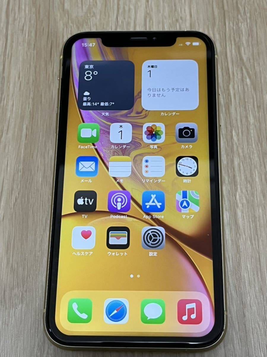 iPhoneXR 64GB イエロー SIMフリー ジャンク品 Apple iPhone iPhone XR
