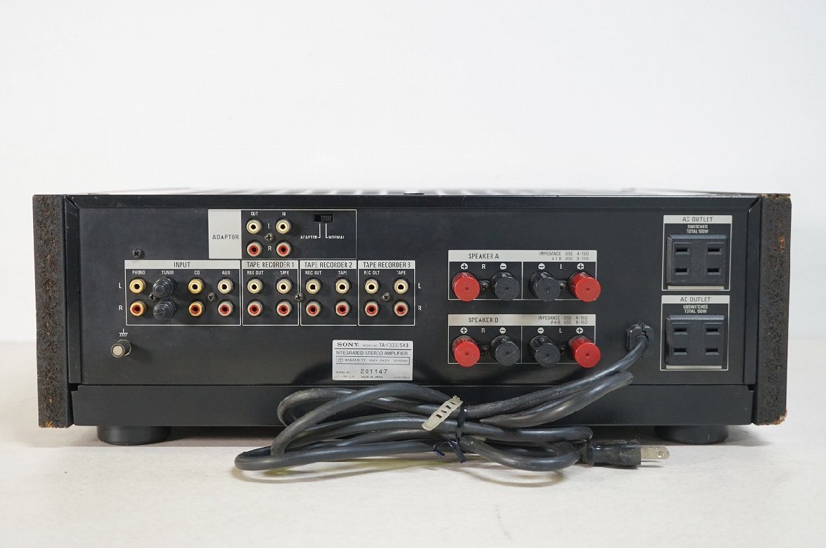 C】SONY TA-F333ESG プリメインアンプ ソニー 3187238