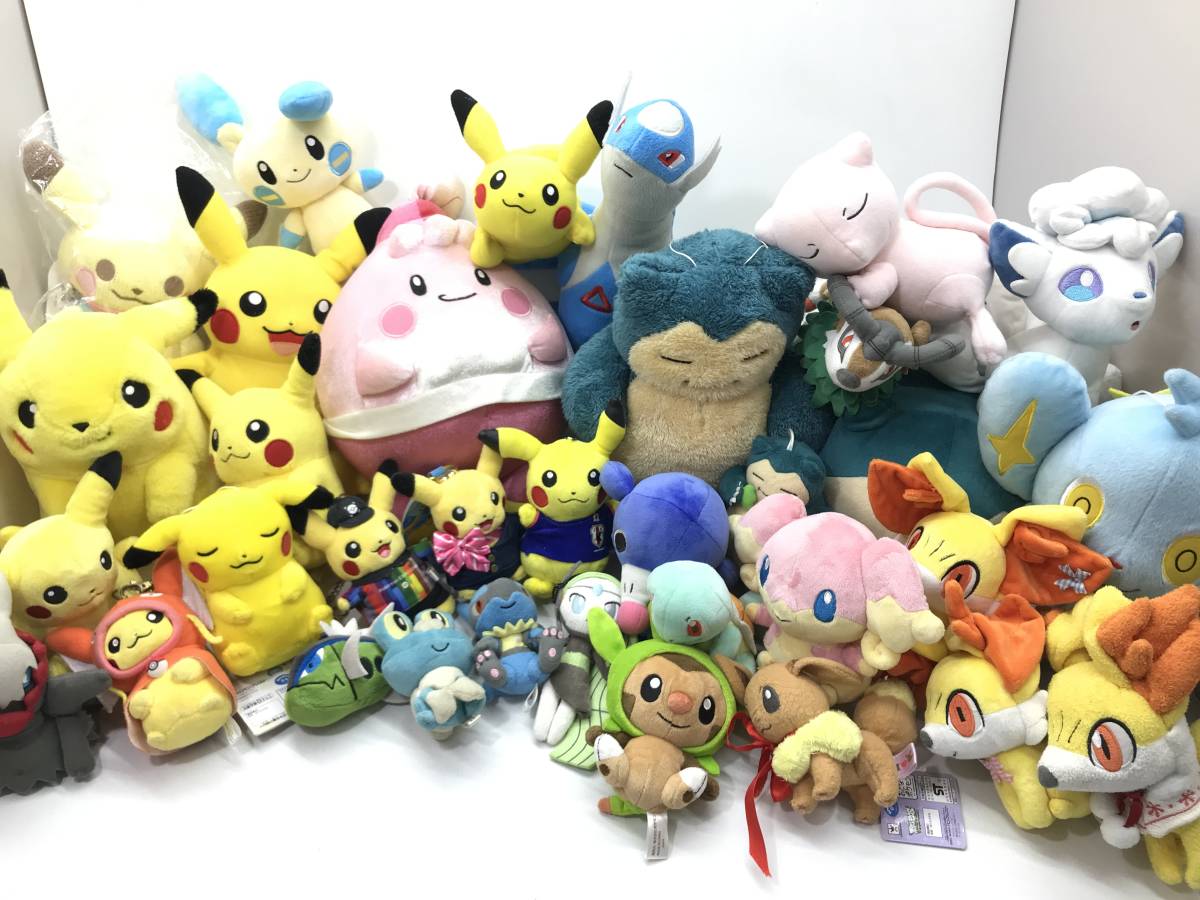 3322】③ ポケットモンスター ぬいぐるみまとめ売り（ ピカチュウ 新 