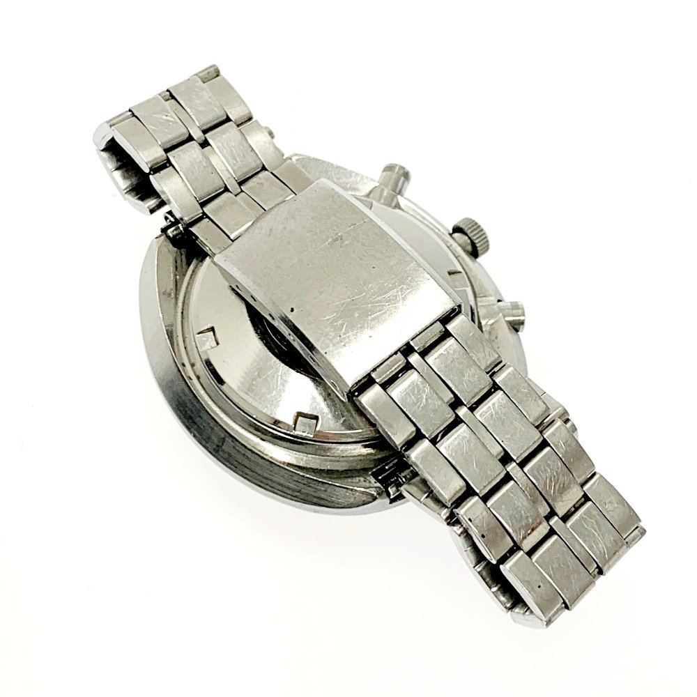 1円スタート SEIKO セイコー 6138-0011 5スポーツ SS ビッグダブルクロノグラフ AT 137076 腕時計(3針（時、分 ...