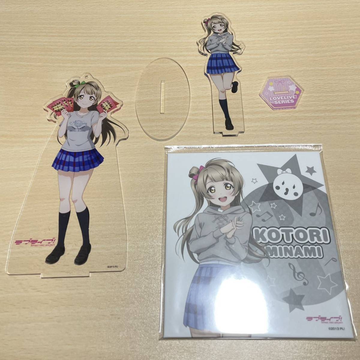 ラブライブ 南ことり アクリルスタンド 色紙カード 感謝祭 周年