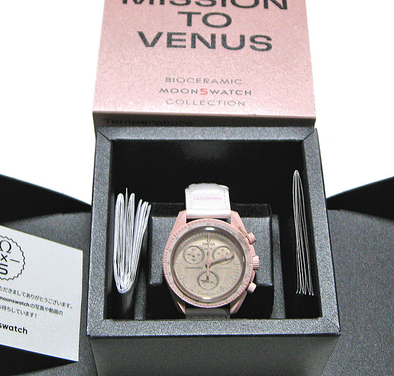 [美品] Omega×Swatch Mission to Venus 正規品 [箱・付属品 ・保証書・レシート付き] ■ユニセックス 腕時計 ■オメガ×スウォッチ コラボ