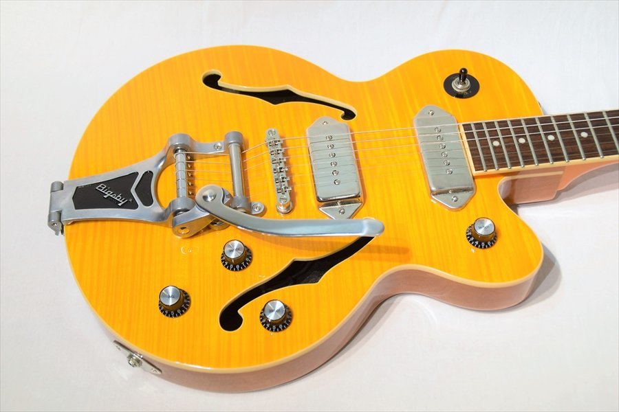 楽器・機材 ジャンク Epiphone wildkat セミアコースティックギター