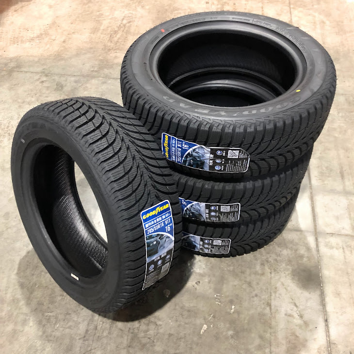 (BB002.9) 送料無料[4本] GOODYEAR ULTRAGRIP ICE+　205/55R16 91T 2021年製造 室内保管 スタッドレス カローラ ヴォクシー