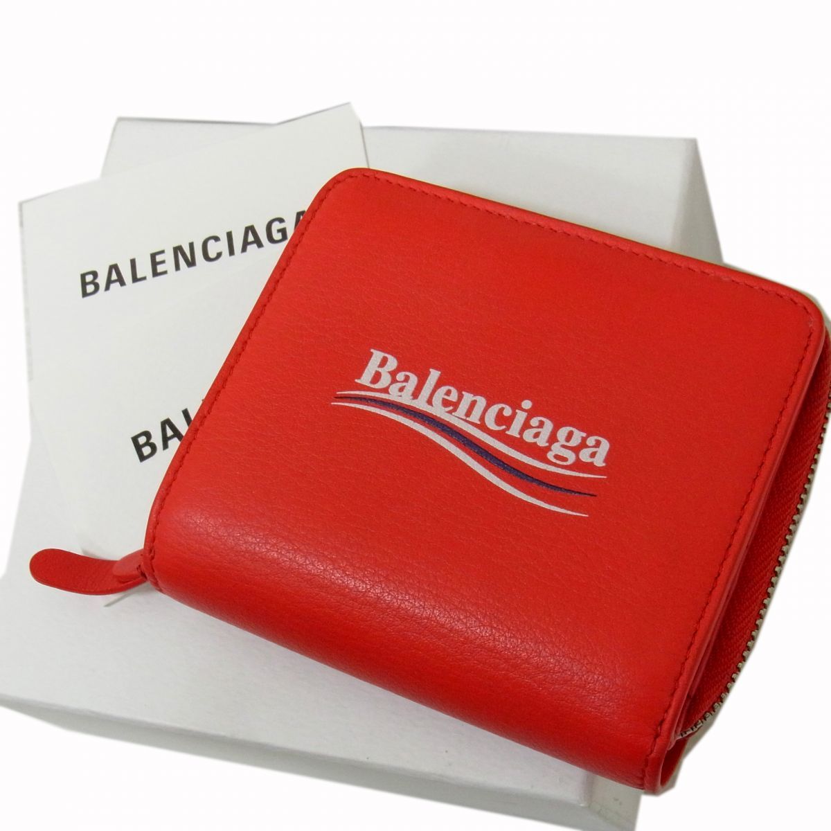 お買い得，安い 極 バレンシアガ エブリデイ スクエア レザー コンパクト ウォレット 財布 BALENCIAGA EVERYDAY イタリア製 保存袋 箱付(服飾小物)｜売買されたオークション情報、yahooの商品情報をアーカイブ公開 服飾小物