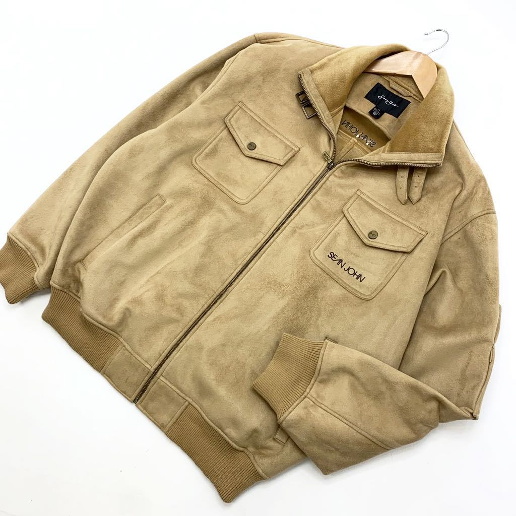 ショーンジョン SEAN JOHN フェイクレザージャケット フェイクムートン  