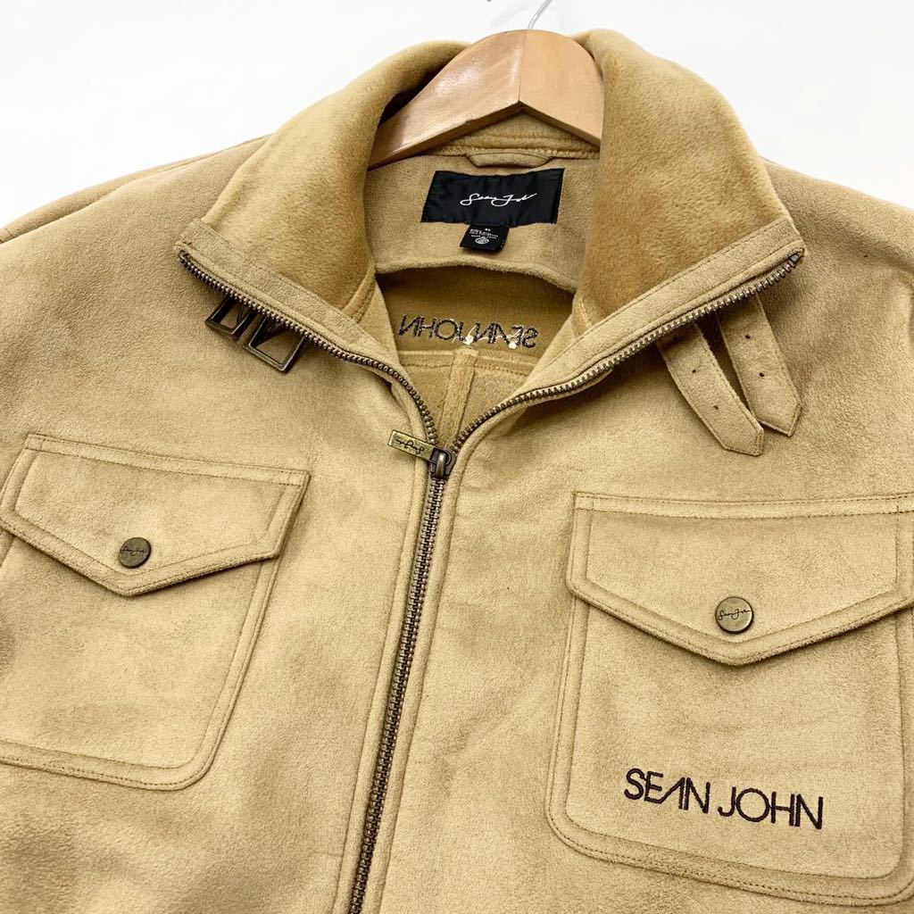 ショーンジョン SEAN JOHN フェイクレザージャケット フェイクムートン 