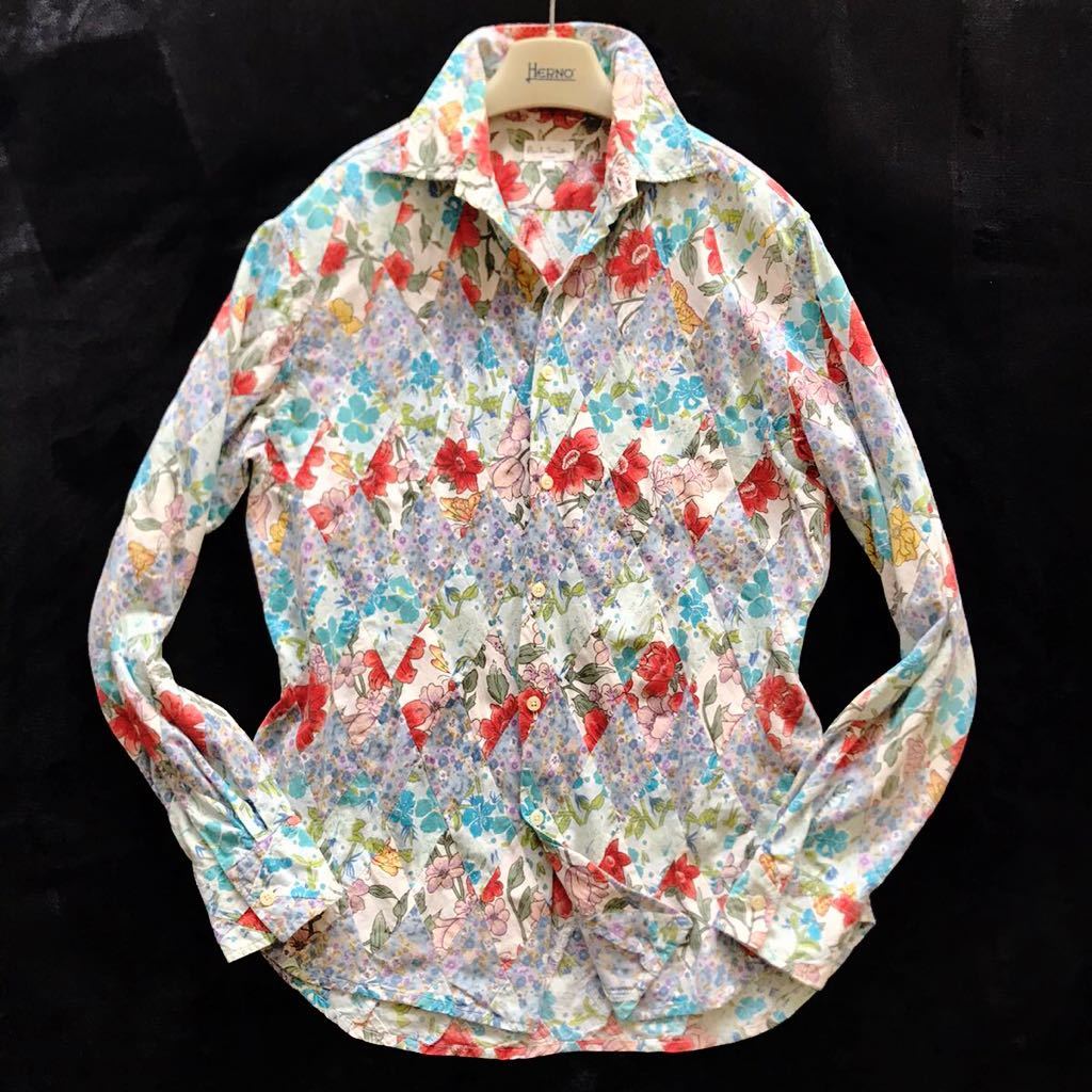paul smith パッチワーク柄 長袖シャツ Lサイズ paul smith パッチワーク柄 長袖シャツ Lサイズ