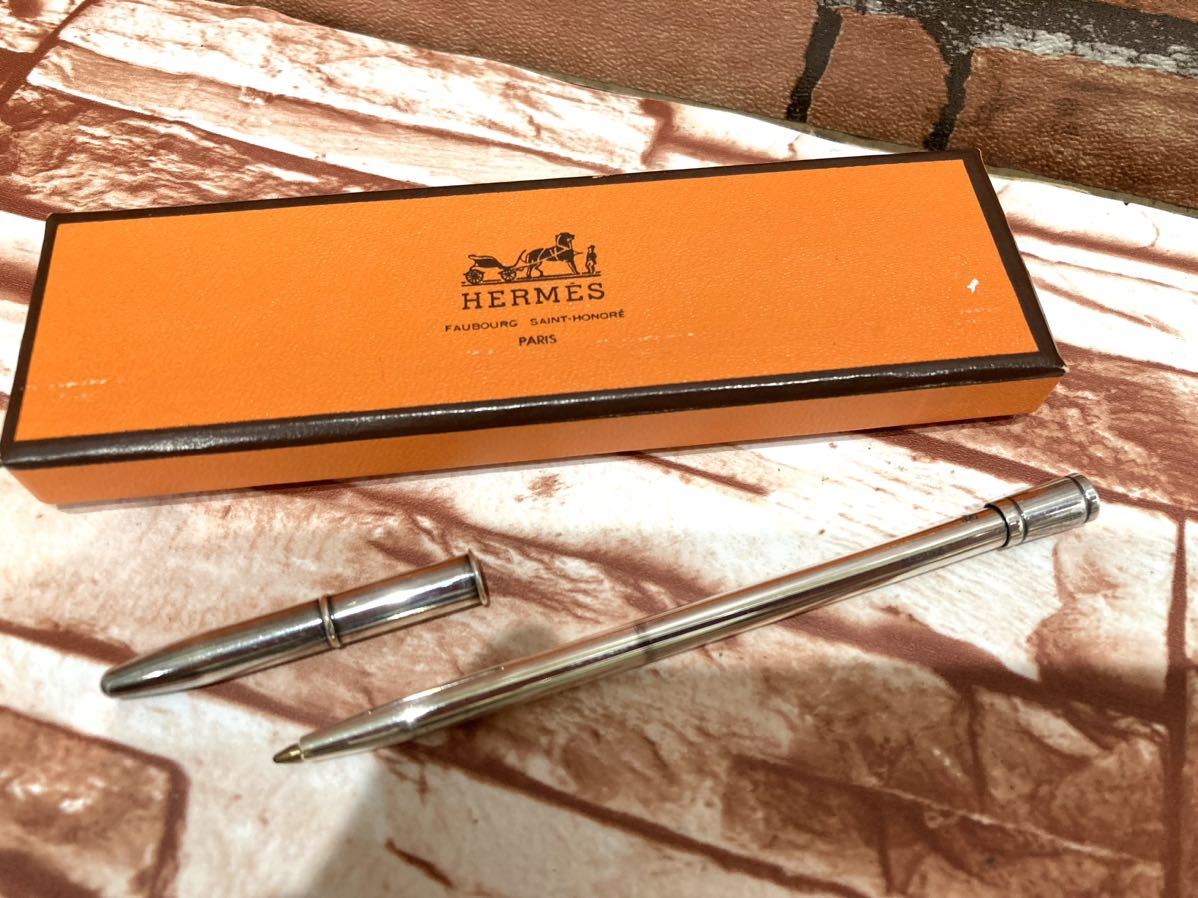 ☆注目　わりと美品　インクなし☆ HERMES エルメス ボールペン シルバー SV925