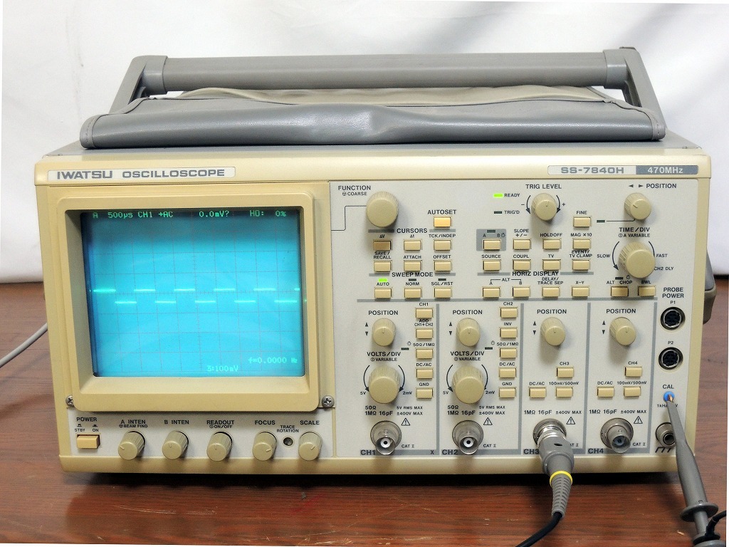 岩通 SS-7840H 470MHz アナログ・オシロスコープ 取説付(アマチュア 