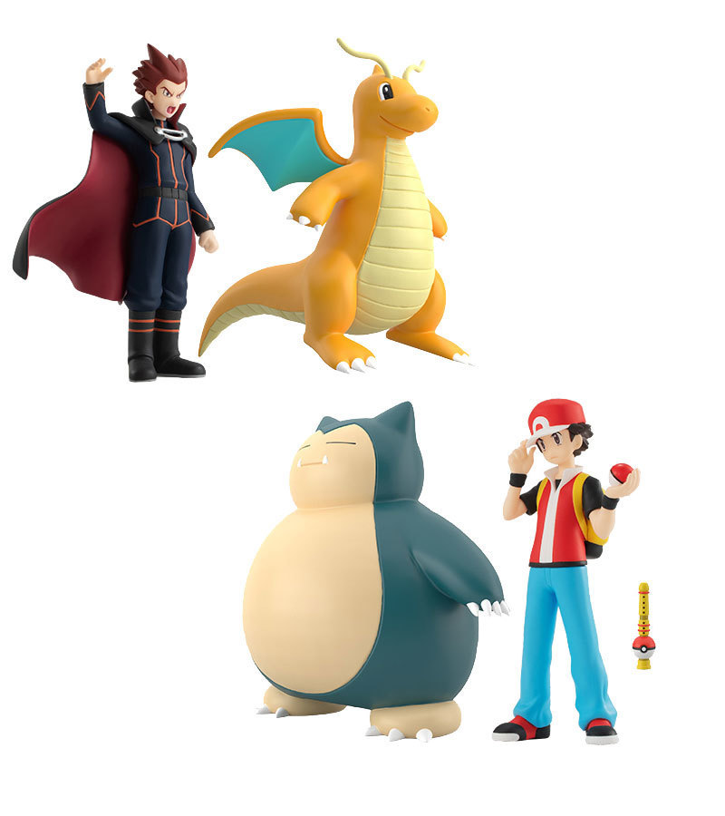 ポケモンスケールワールド カントー地方 レッド＆カビゴン＆ポケモンの笛、ワタル＆カイリュー　プレミアムバンダイ 2種セット 新品未開封