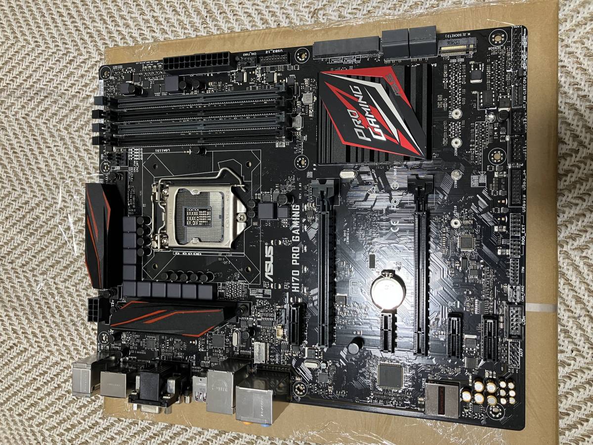 PCパーツ Core i7-6700K + H170-PRO + DDR4 24GB