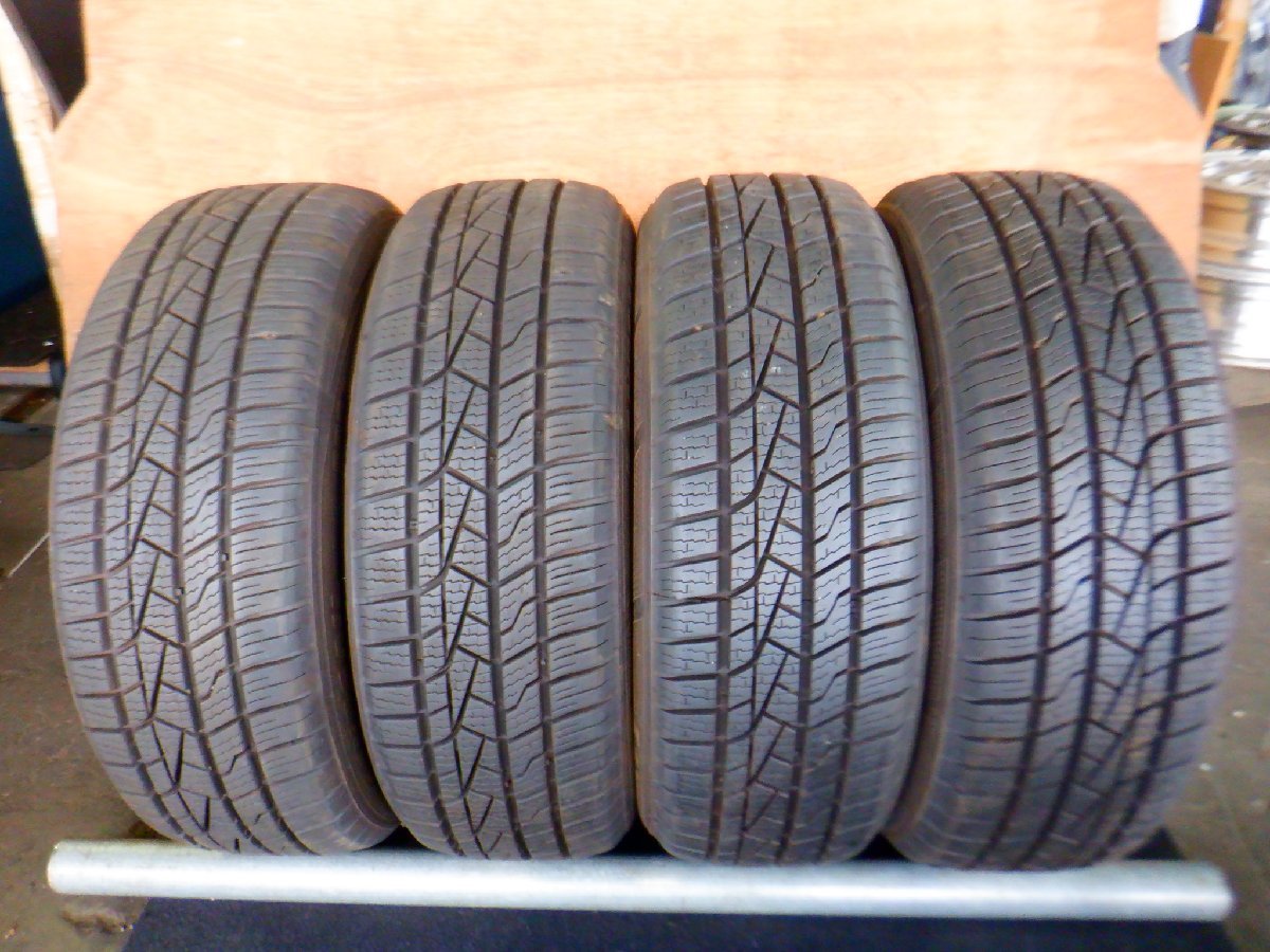 オールシーズン 中古タイヤ 4本 15インチ 185/60R15 ランドセイル 4-SEASONS 9部山 2021年製 フィールダー シャトル スイフトなど