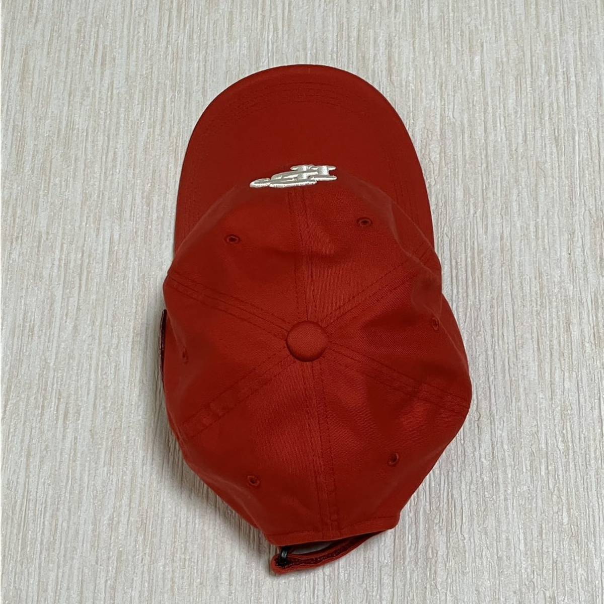 1円〜】美品！現行品 papas+ パパスプラス ゴルフキャップ 赤/レッド