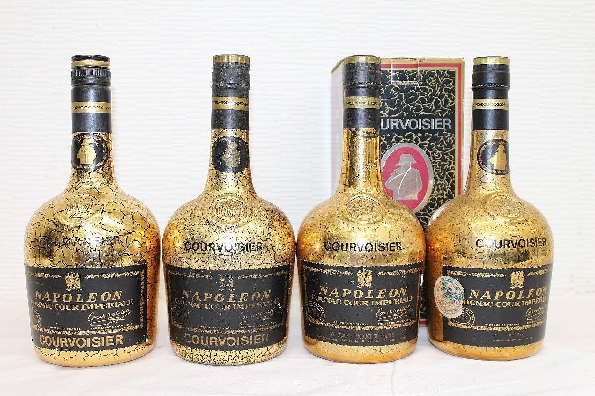 8x酒399F】☆1円スタート☆古酒・未開栓☆4本セット☆コニャック