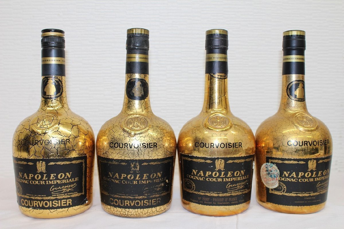 8x酒399F】☆1円スタート☆古酒・未開栓☆4本セット☆コニャック