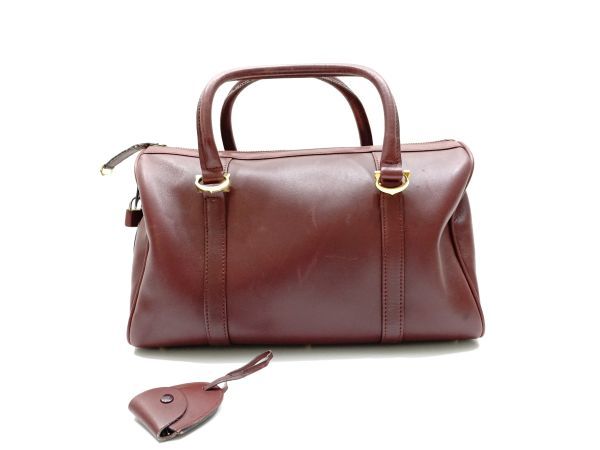 Cartier Boston Bag Must Leather Mini Bordeaux | de Handbag eBay