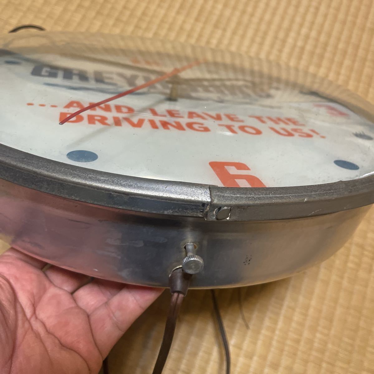 Clock Vintage Bus Greyhound Pam Advertising 0 Company CLOCK PAM