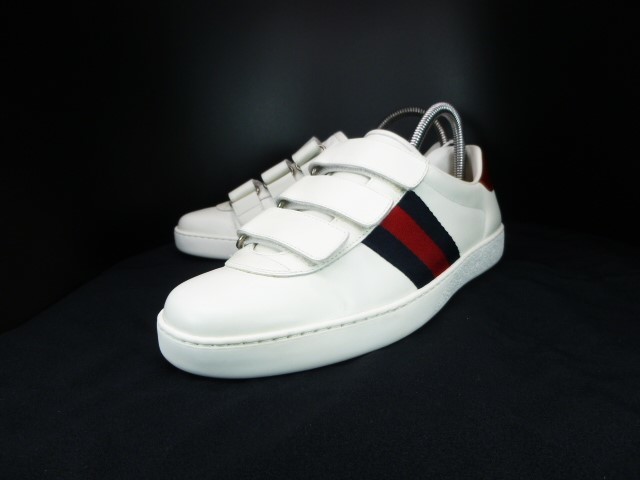 ◇本物保証◇グッチ◇GUCCI◇2021年(約9万円)◇メンズ/エース/ベルクロ 