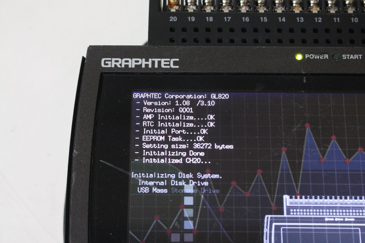 グラフテック - GL820 GRAPHTEC LOGGER MIDI グラフテック,データ 