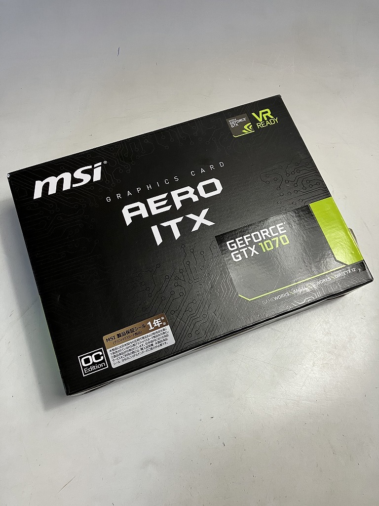 ジャンク品 MSI GeForce GTX 1070 AERO ITX OC 8GB