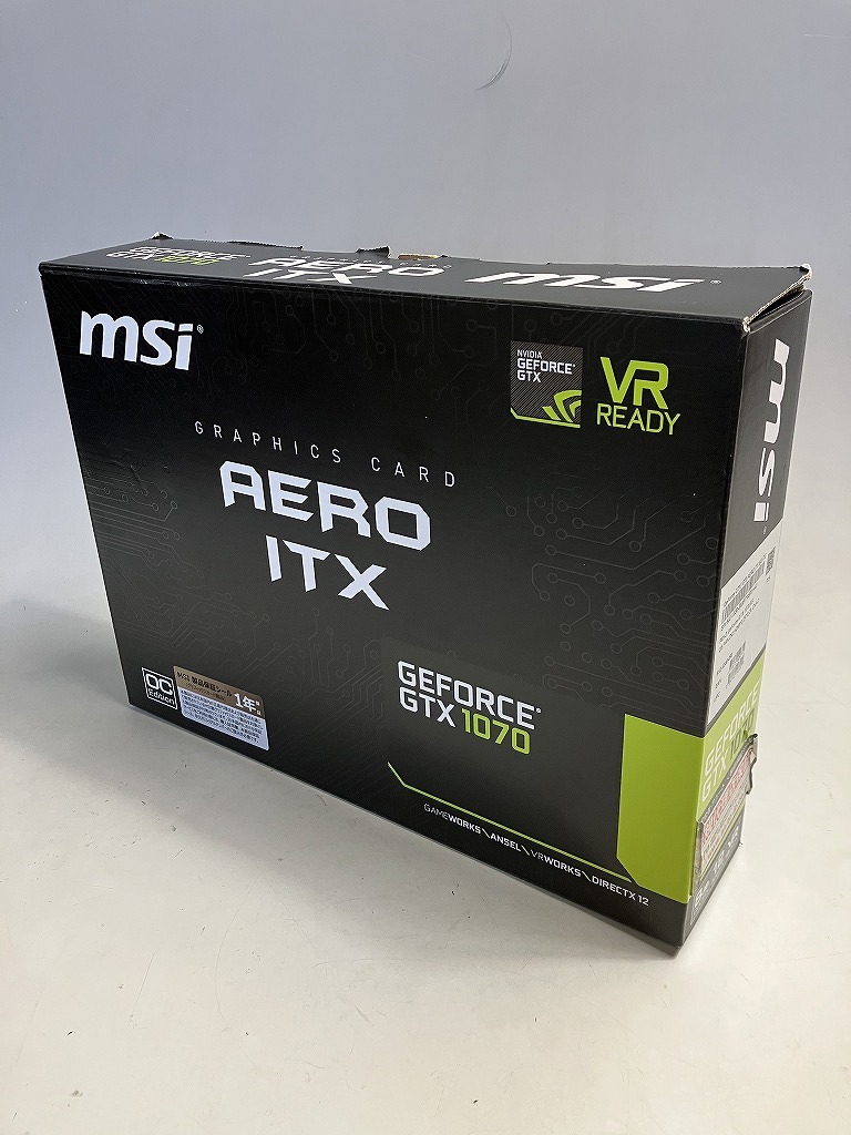 ジャンク品 MSI GeForce GTX 1070 AERO ITX OC 8GB