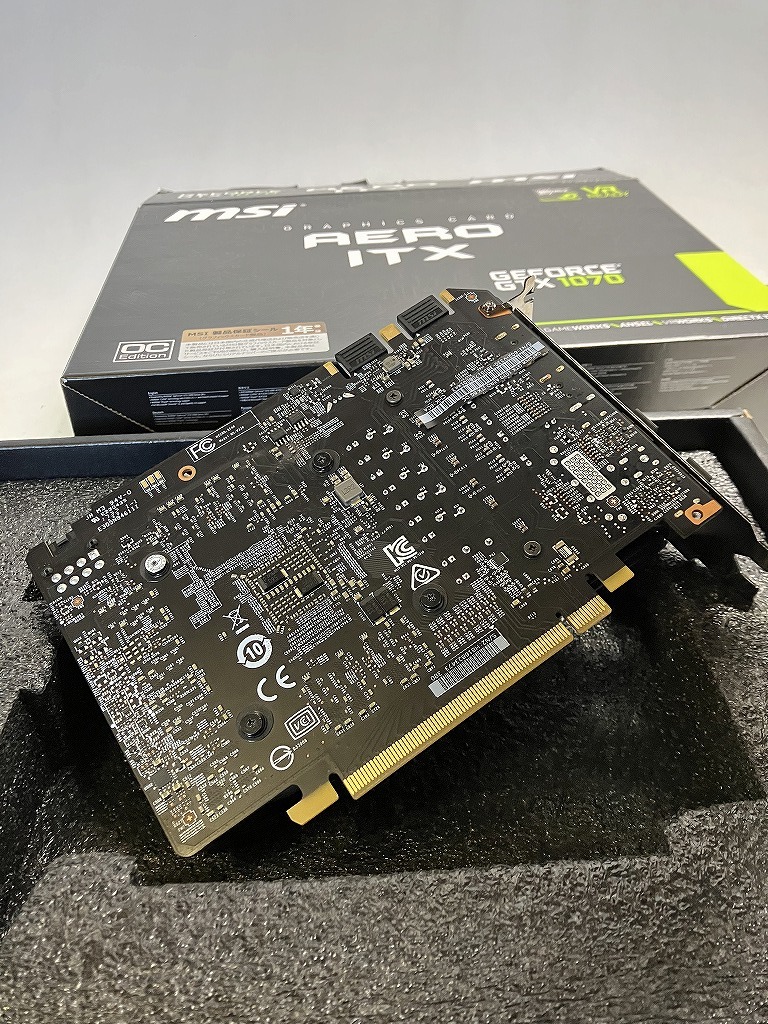 ジャンク品 MSI GeForce GTX 1070 AERO ITX OC 8GB