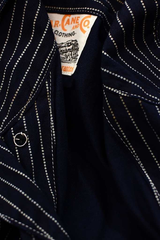 SUGAR CANE 11oz. シュガーケーン BLUE DENIM ワークコート | - CANESC14371 WORK シュガーケーンSUGAR 11oz ブルーデニム COAT MODEL」13oz.