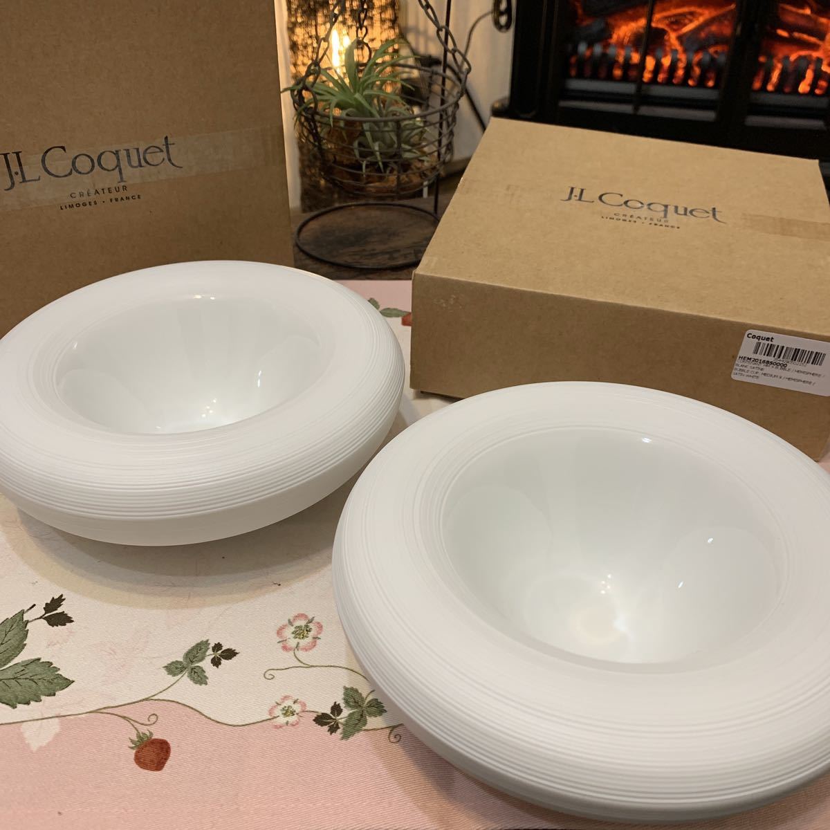 元箱　未使用　ジャンルイコケ　リモージュ エミスフェール　バブル　カップ　2枚