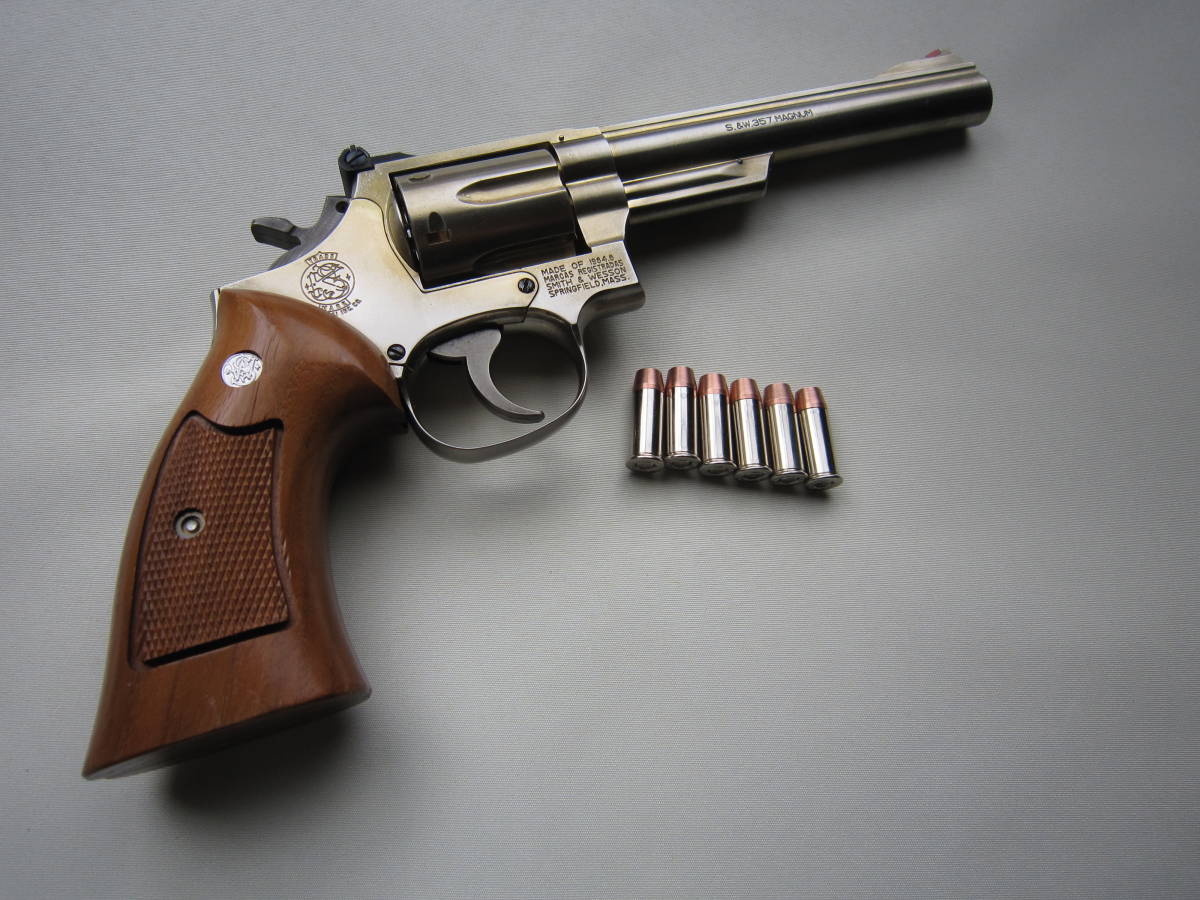 コクサイ 国際 S&W M19 コンバットマグナム 金属 SMG 未発火 純正木製 