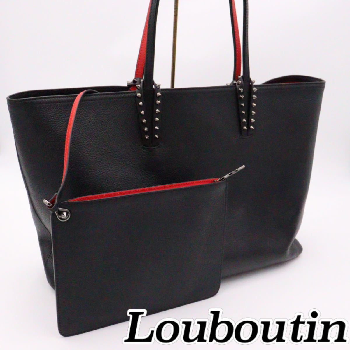 1円 スタート】Christian Louboutin ルブタン トートバッグ CABATA 