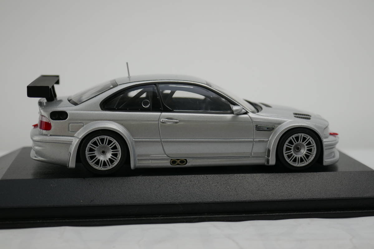 BMW M3 GTR ストリート 2001年 銀 1/43 未開封 % Minichamps BMW M3
