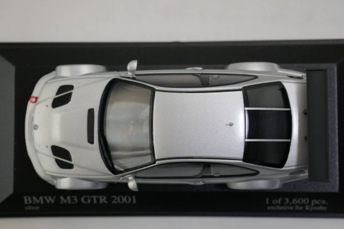 BMW M3 GTR ストリート 2001年 銀 1/43 未開封 % Minichamps BMW M3
