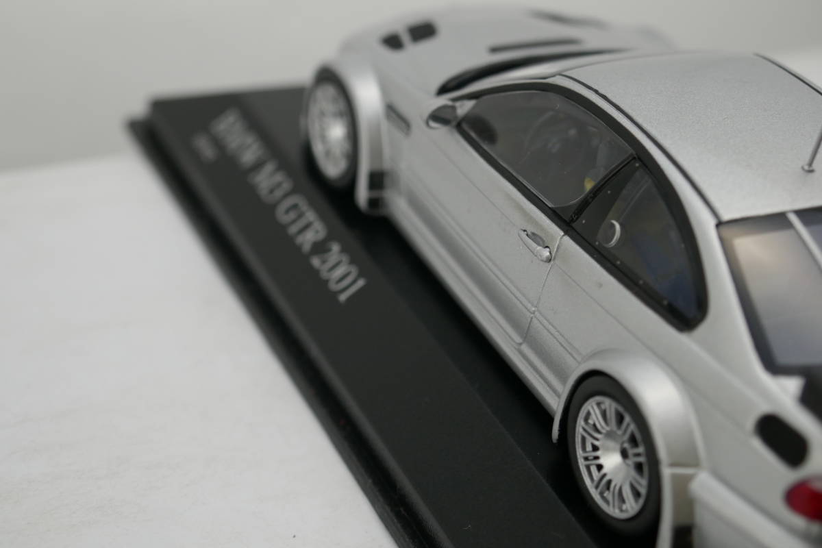 BMW M3 GTR ストリート 2001年 銀 1/43 未開封 % Minichamps BMW M3
