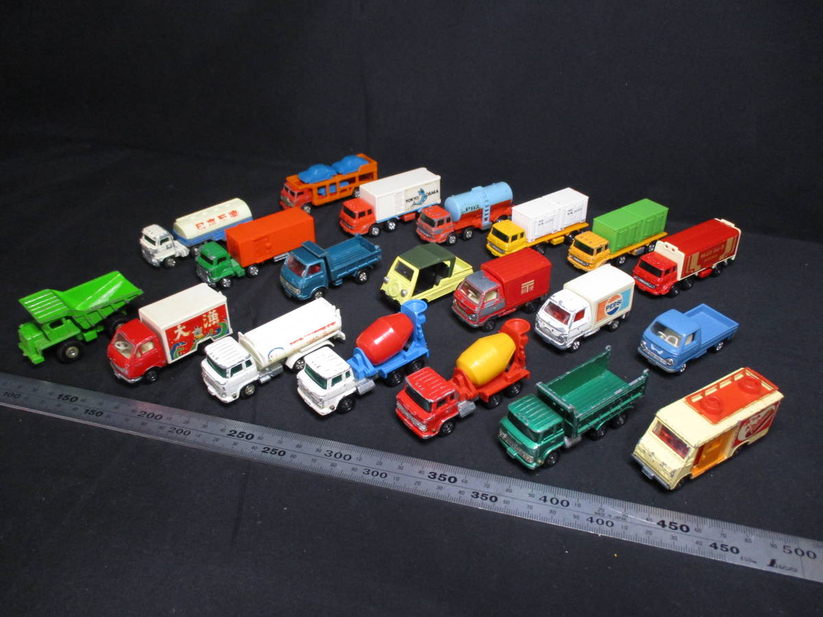 正規品，最新作 トミカ トラック 商用車 日本製 20台まとめて 日野 ミキサー車 ダンプカー ふそう いすゞ トヨタ ハイエース ホンダ TN360 などなど(商用車、公用車)｜売買されたオークション情報、yahooの商品 商用車、公用車