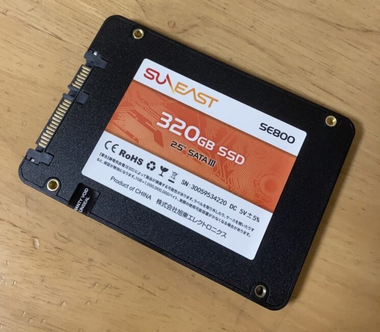 SUNEAST SSD 2.5インチ | 320GB 内蔵SSD サンイースト SATA3.0 SATA3.0