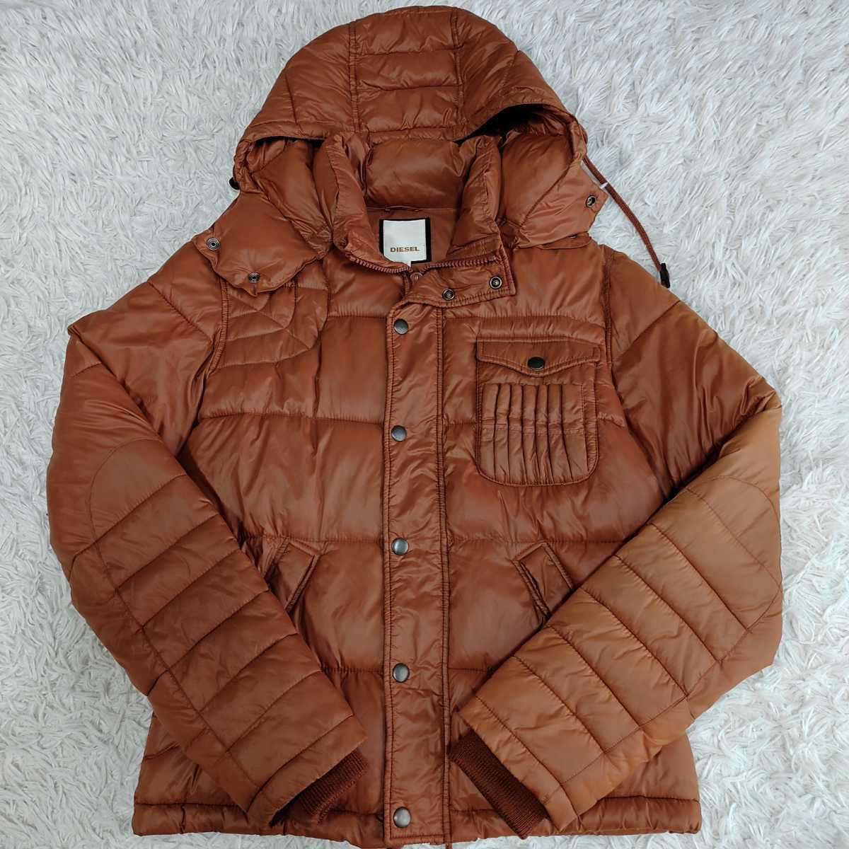 希少カラー キャメル】DIESEL『大人の逸品』ディーゼル ダウン 