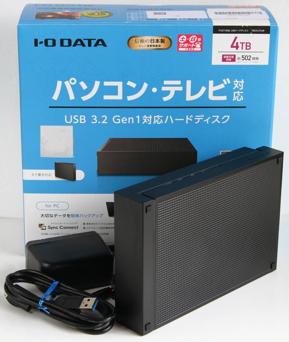 ◇△I・O DATA HDCX-UTL4K 4TB