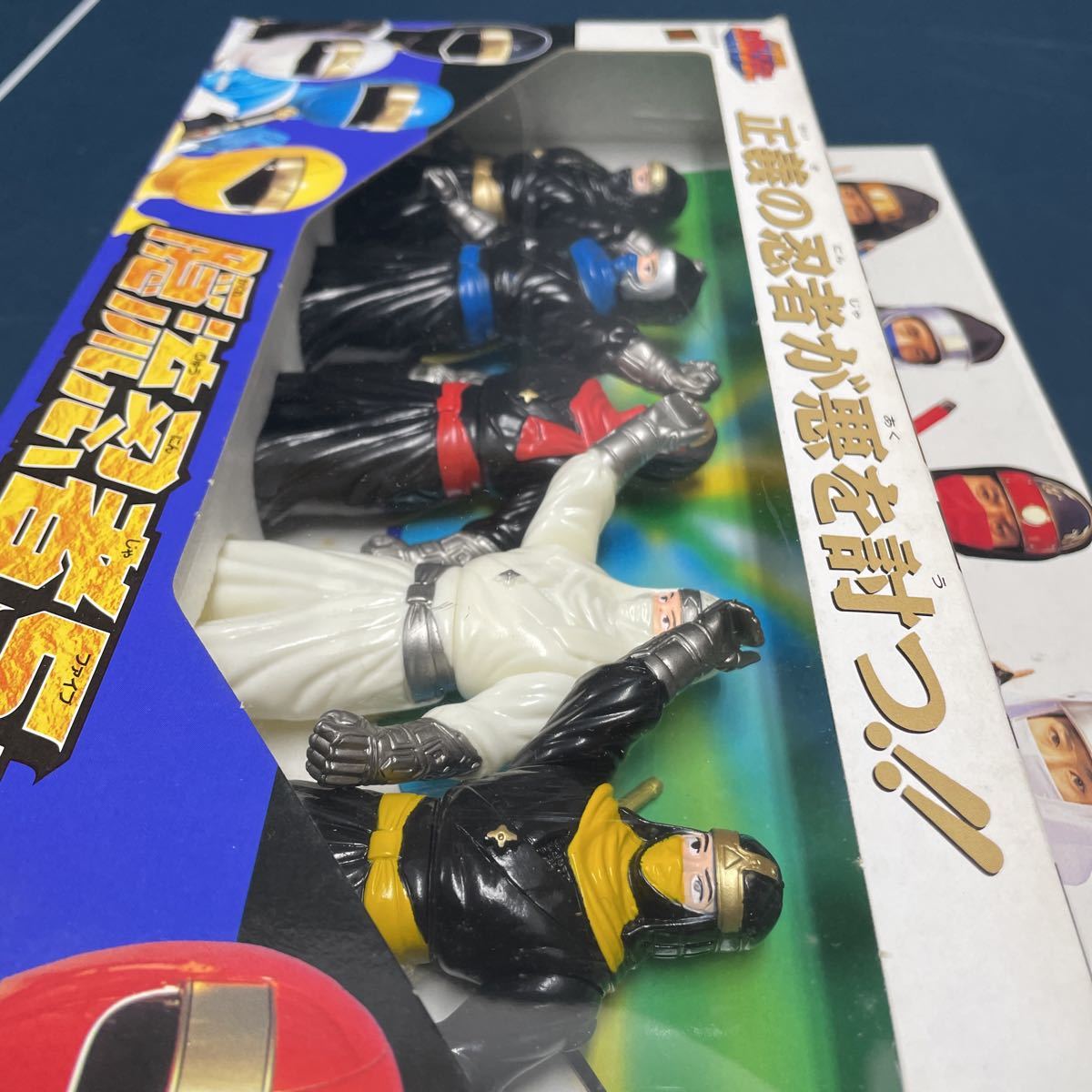 忍者戦隊カクレンジャー 隠流忍者5セット ソフビ 昭和レトロ レア 未 