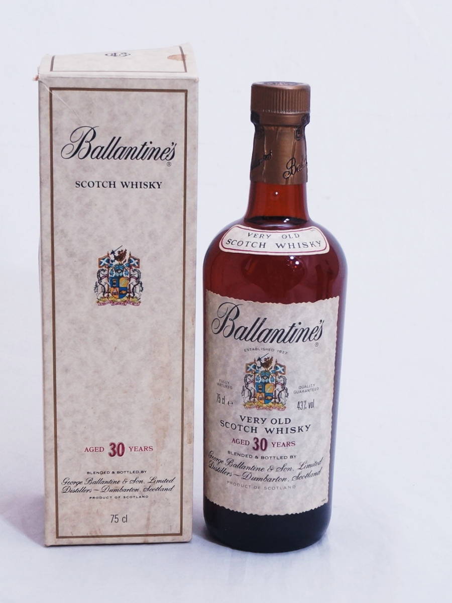 爆買い，人気セール 古酒 未開栓 Ballantines バランタイン30年 ベリー オールド スコッチウイスキー 750ml 43% 箱付き 冷暗所保存(スコッチ)｜売買されたオークション情報、yahooの商品情報をアーカイブ公開 - オーク スコッチ