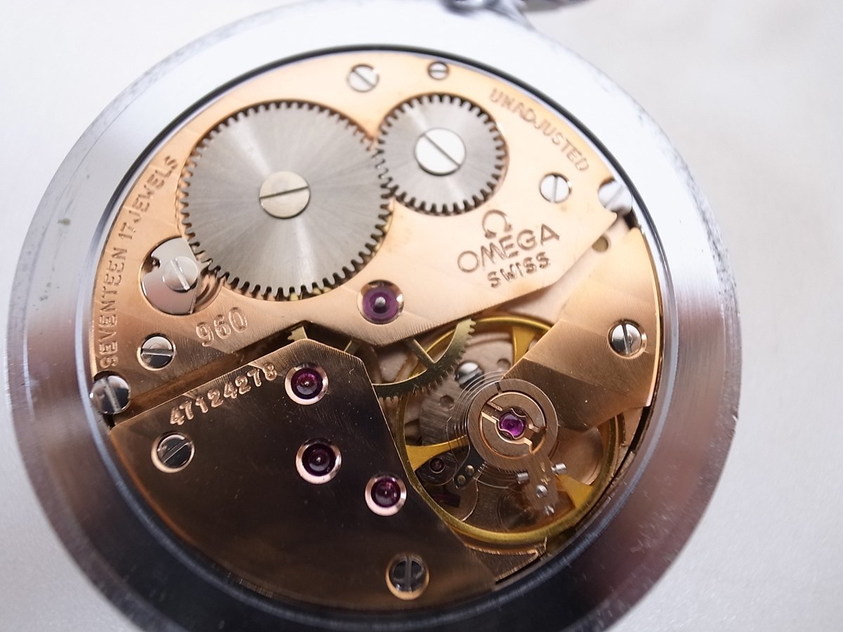 OMEGA オメガ 懐中時計 Cal.960 121.1740 手巻き プラ風防 