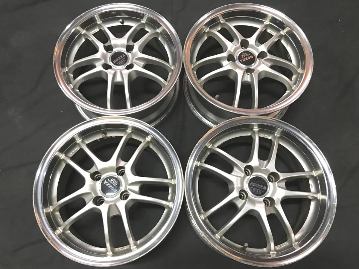 ☆ レアサイズ 深リム ☆ PIAA ピア ROZZA ロッツァ 15インチ 7J 15×7J 
