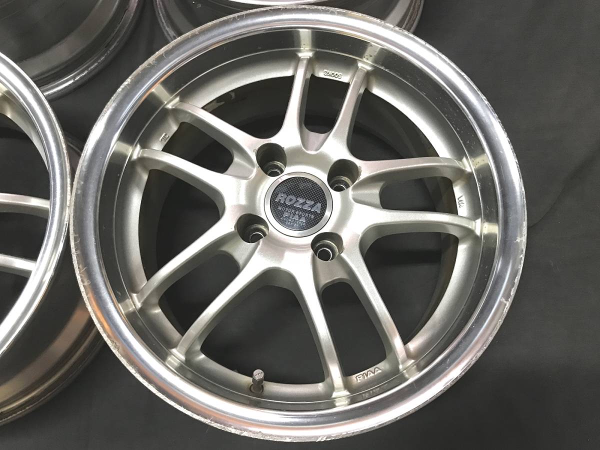 ☆ レアサイズ 深リム ☆ PIAA ピア ROZZA ロッツァ 15インチ 7J 15×7J 