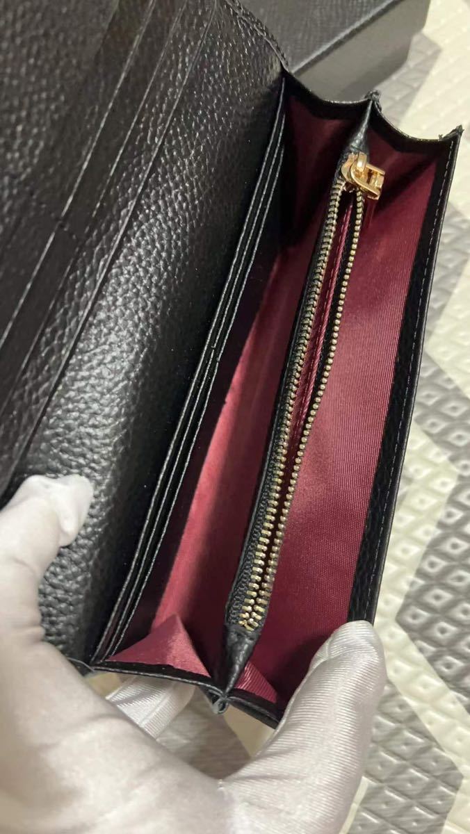 PRADA二つ折り長財布 レザー ブラック 三角ロゴ プラダ 【公式通販】