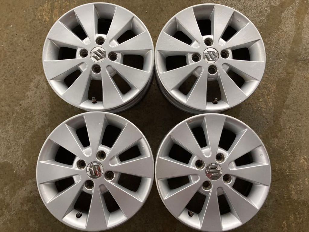 スズキ 14×4.5J スズキ純正 14インチ 4H-100 ソリオ 純正ホイール +45